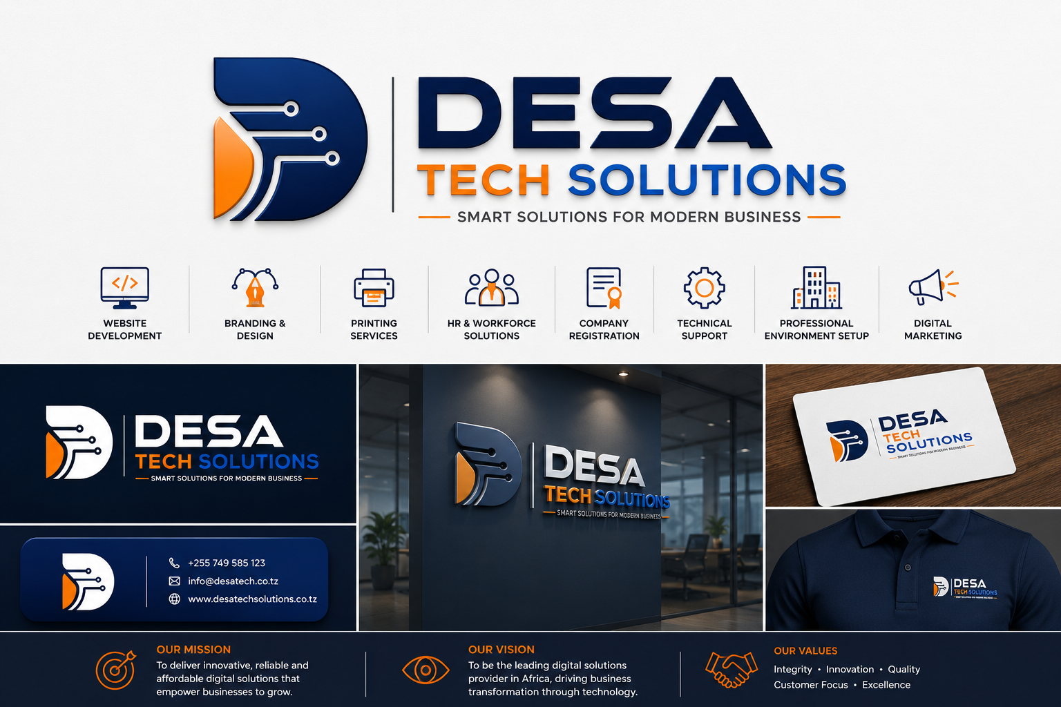 DESA Tech Solutions brand system