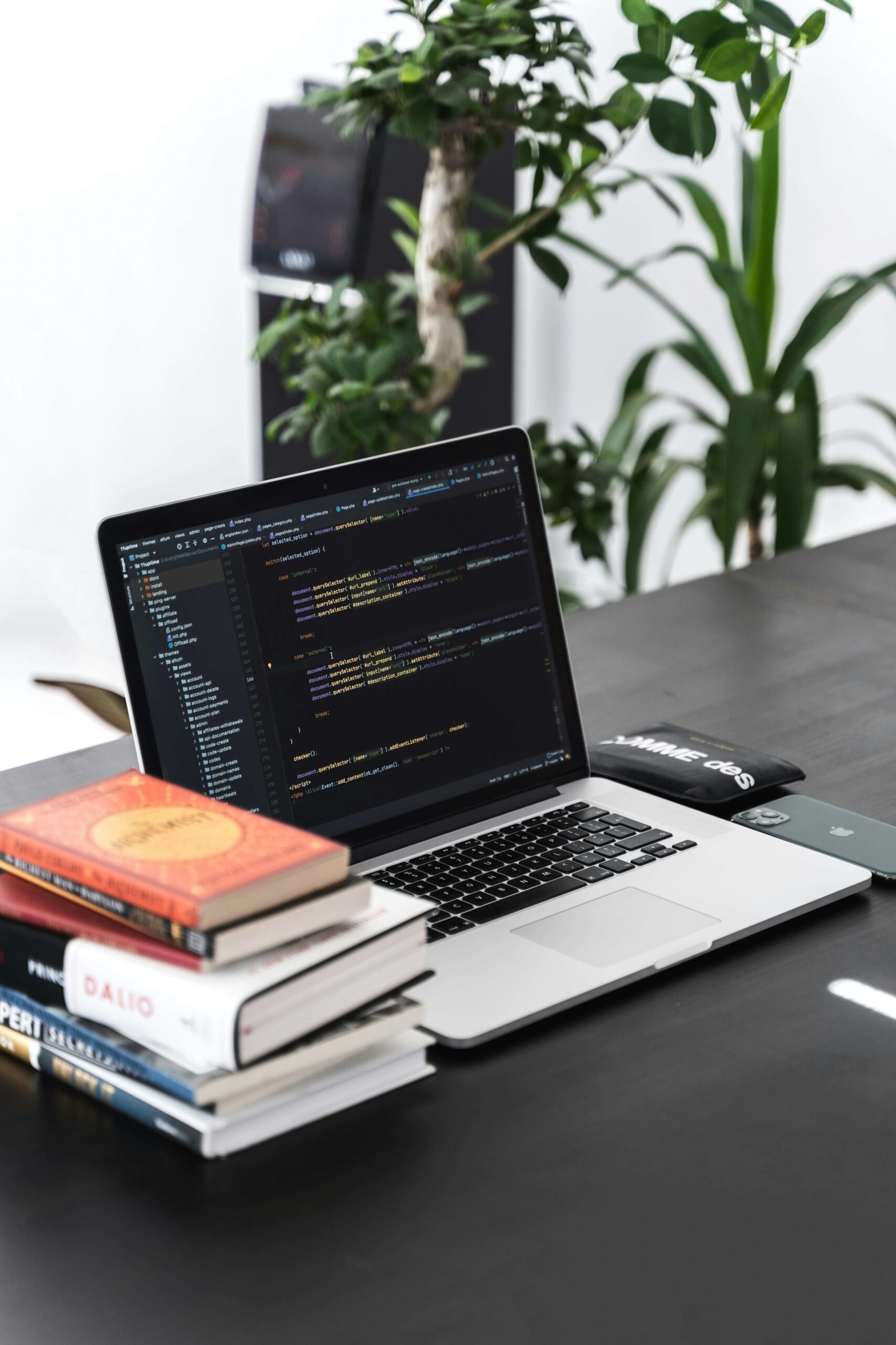 Website development workspace
